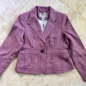 NWT L.L. Bean wool blazer 10